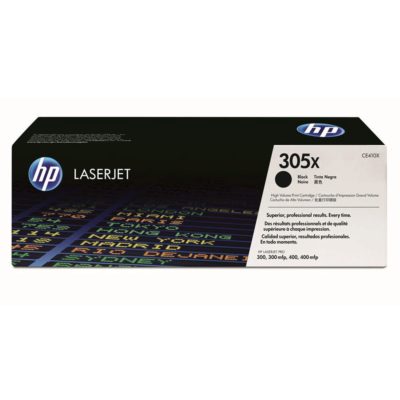 hp 305X High Yield Toner, Black Single Pack, CE410X